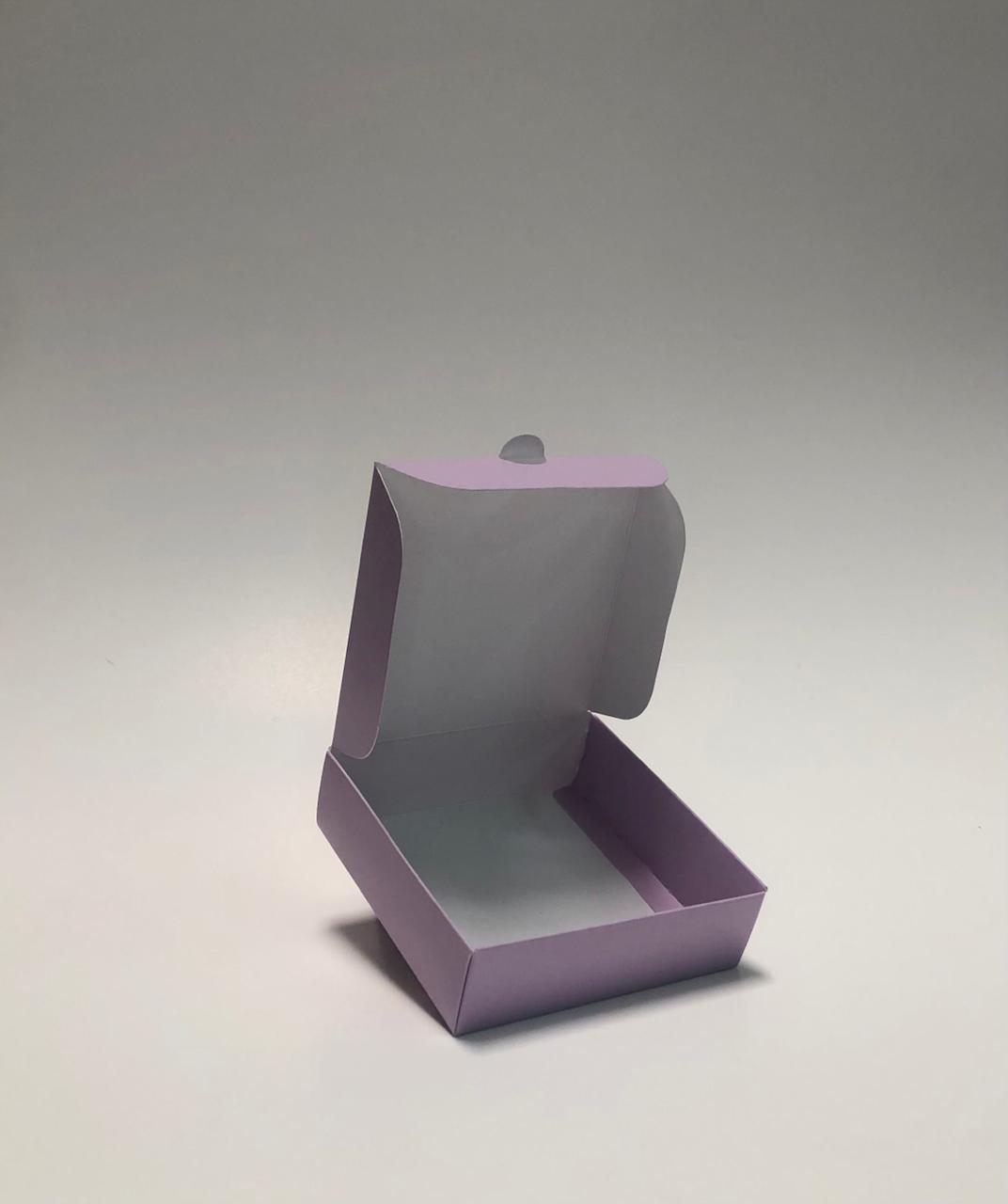 Caja Baul en Cartulina Color 10x10x3