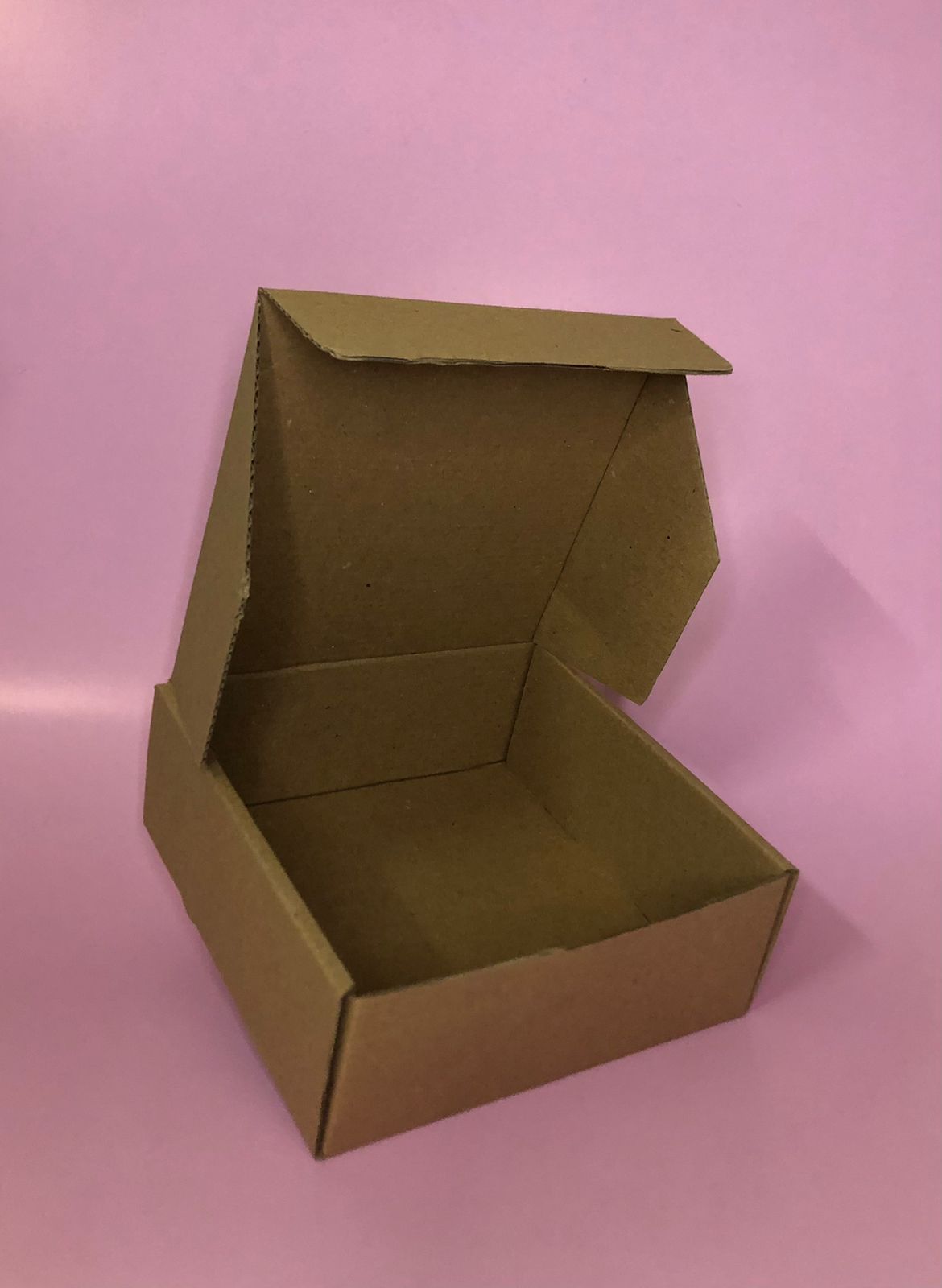 Caja Baul en Microcorrugado Cafe Cafe 16x16x6