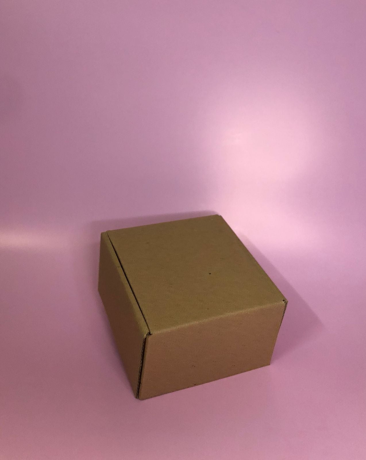 Caja Baul en Microcorrugado Cafe Cafe 12x12x7