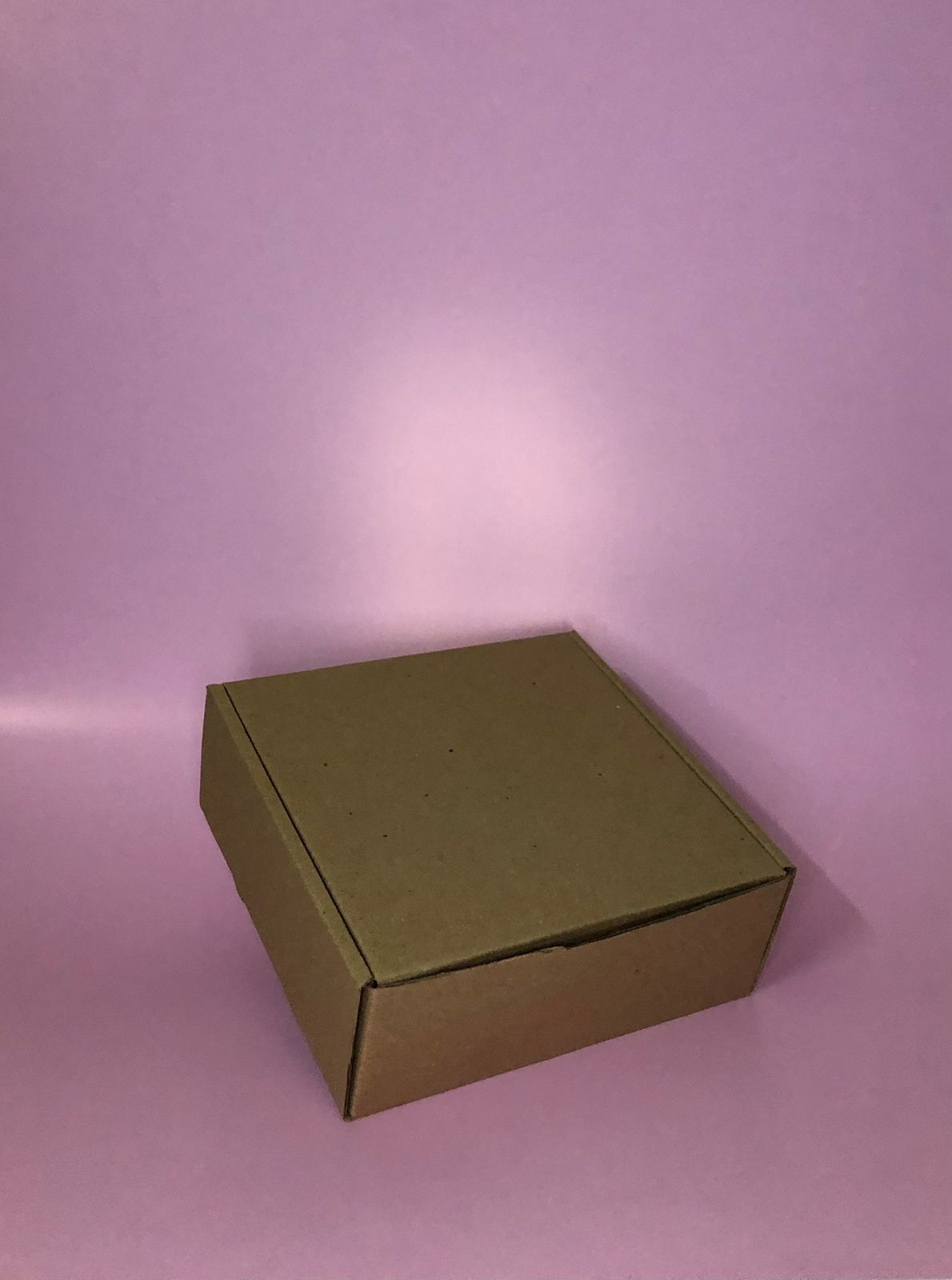 Caja Baul en Microcorrugado Cafe Cafe 16x16x6