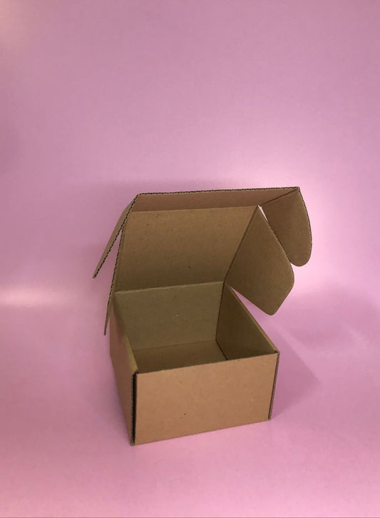 Caja Baul en Microcorrugado Cafe Cafe 12x12x7