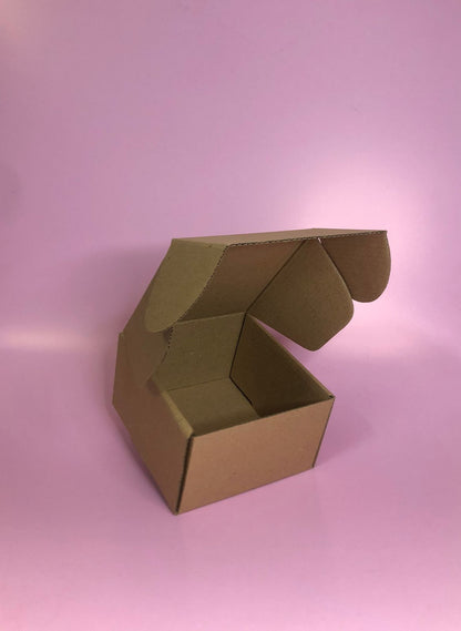 Caja Baul en Microcorrugado Cafe Cafe 12x12x7