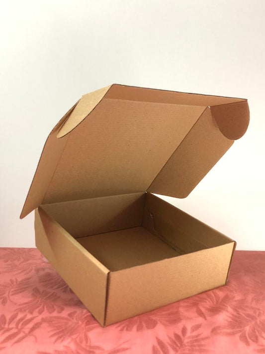 Caja Baul en Microcorrugado Cafe cafe 21x21x7