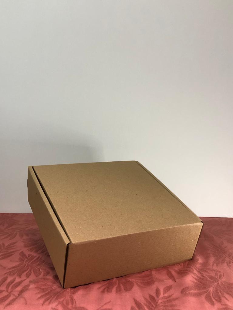 Caja Baul en Microcorrugado Cafe cafe 21x21x7