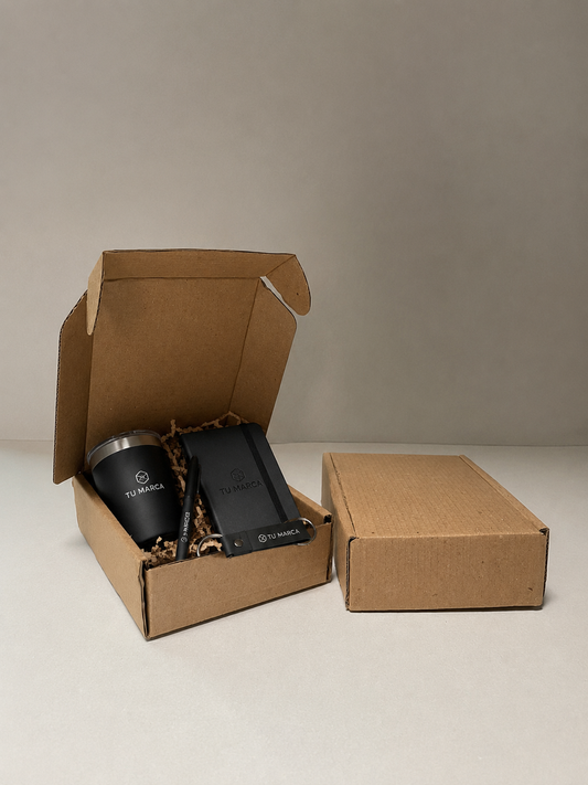 Caja Baul en Microcorrugado Cafe Cafe 15x11x4