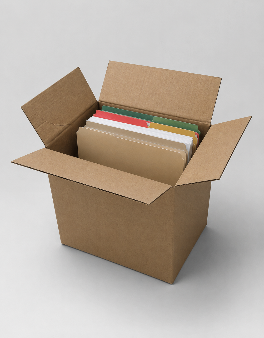 Caja 4 Aletas en Corrugado Carta 30x23x27