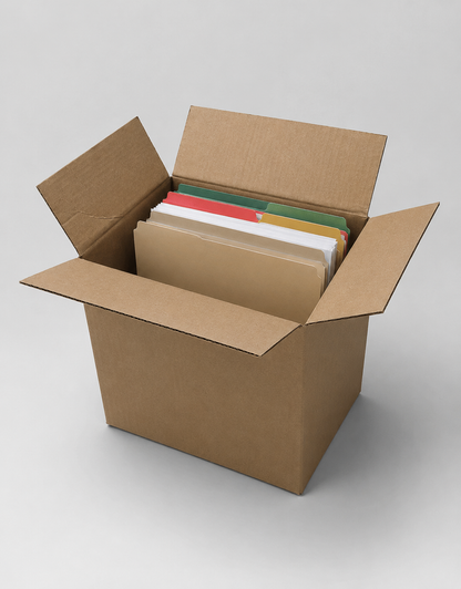 Caja 4 Aletas en Corrugado Carta 30x23x27