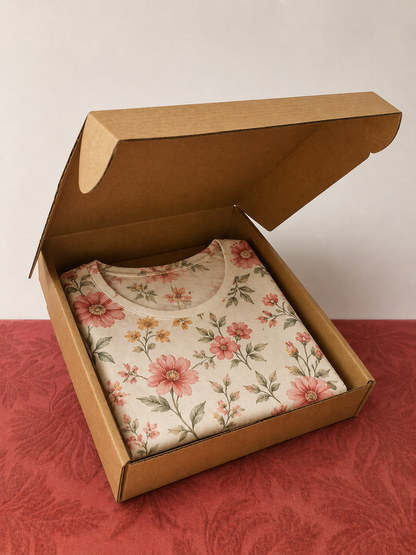 Caja Baul en Microcorrugado Cafe Cafe 22x22x4