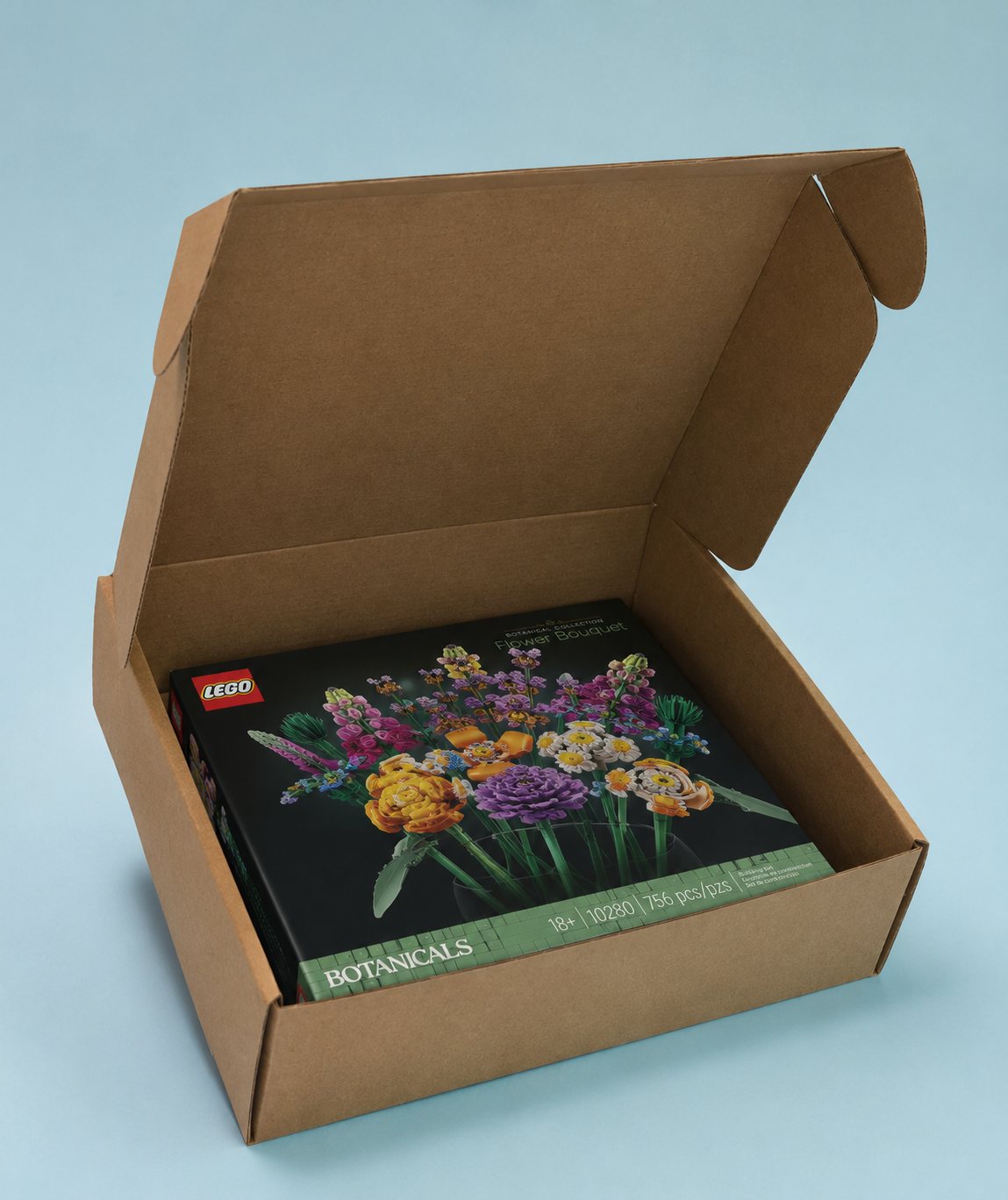 Caja Baul en Microcorrugado Cafe Cafe 24x19x6