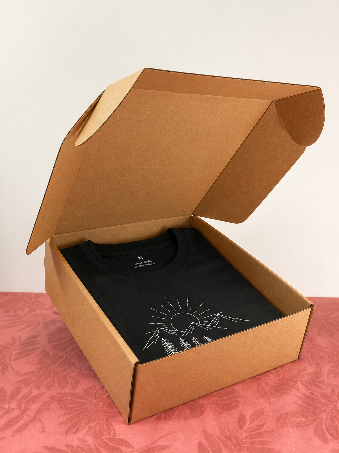 Caja Baul en Microcorrugado Cafe cafe 21x21x7