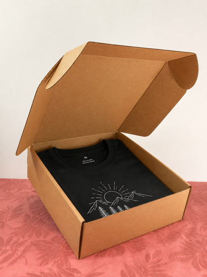 Caja Baul en Microcorrugado Cafe cafe 21x21x7