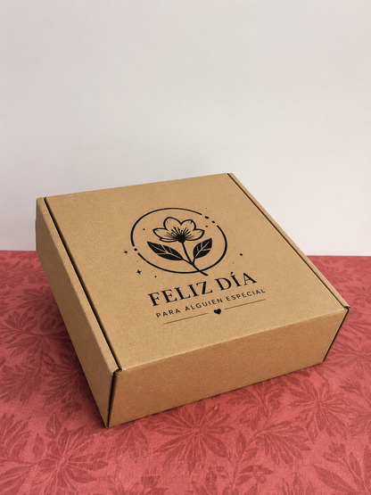 Caja Baul en Microcorrugado Cafe cafe 21x21x7
