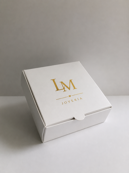 Caja Baul en Cartulina Blanca de 10x10x3