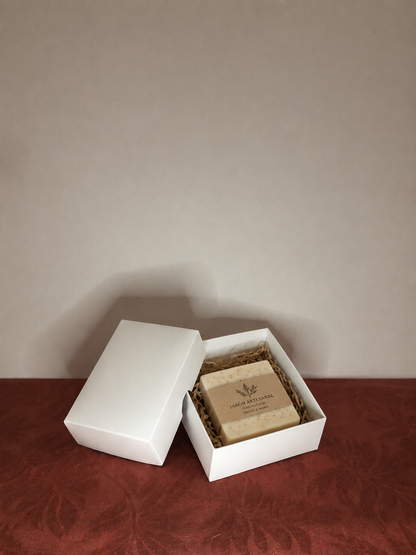 Caja Baul Tapa y Base Blanca de 9x7x3