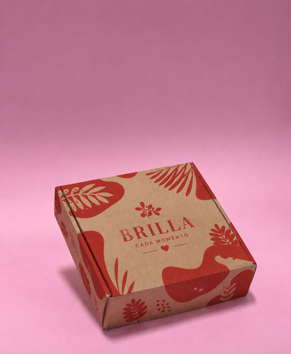 Caja Baul en Microcorrugado Cafe Cafe 16x16x4