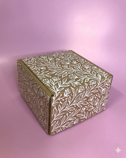 Caja Baul en Microcorrugado Cafe Cafe 12x12x7