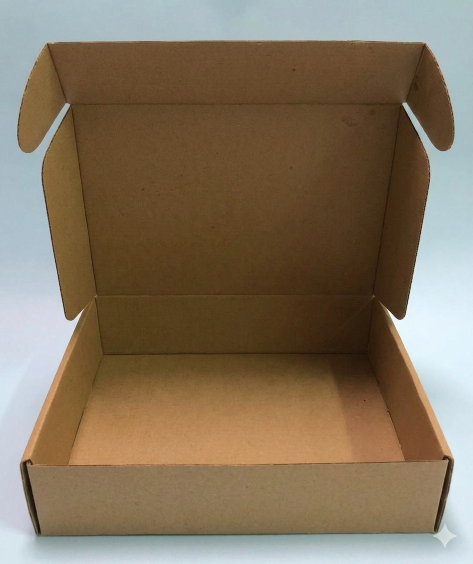 Caja Baul en Microcorrugado Cafe Cafe 24x19x6