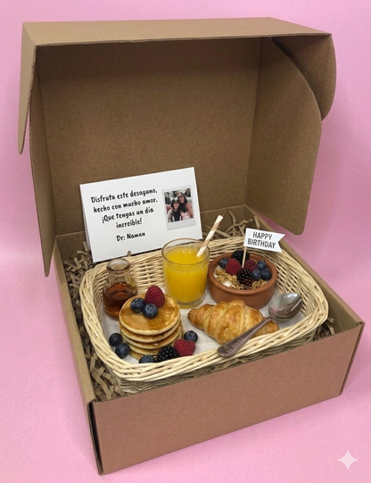 Caja Baul en Microcorrugado Cafe Cafe de 24x20x12