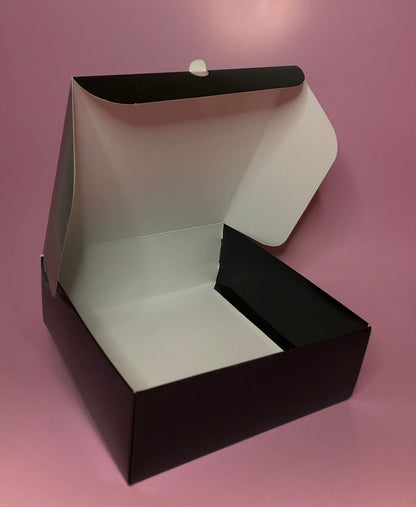 Caja Baul en Cartulina Color de 19x19x7