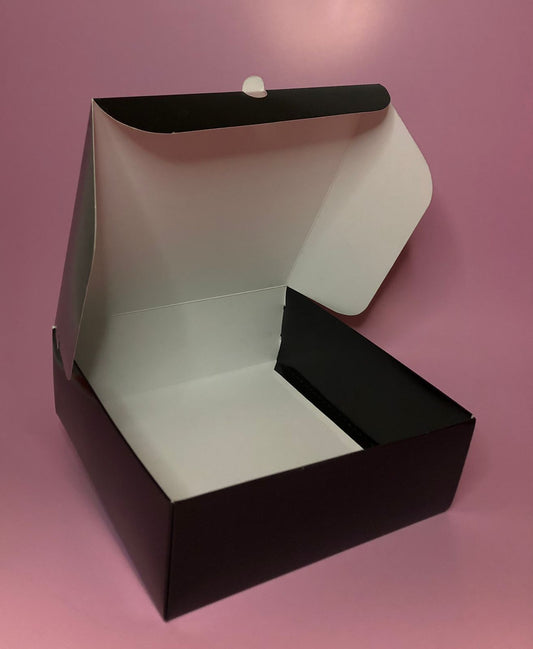 Caja Baul en Cartulina Color de 19x19x7