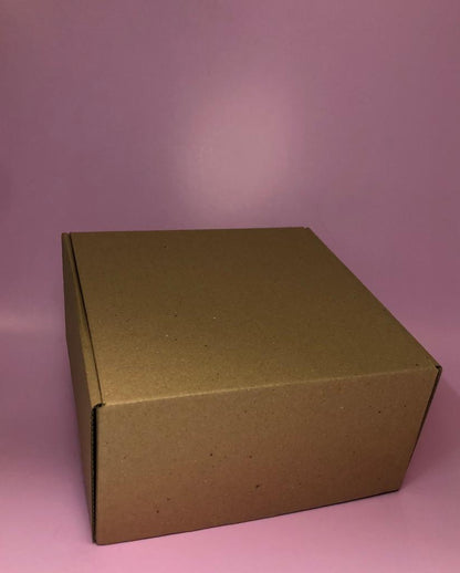 Caja Baul en Microcorrugado Cafe Cafe de 24x20x12