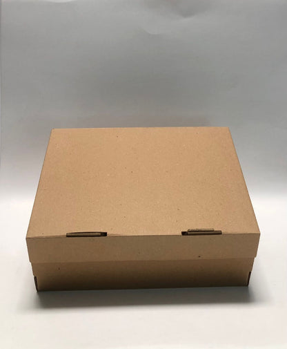Caja Baul Tapa Plegable en Microcorrugado Cafe Cafe de 26x20x10