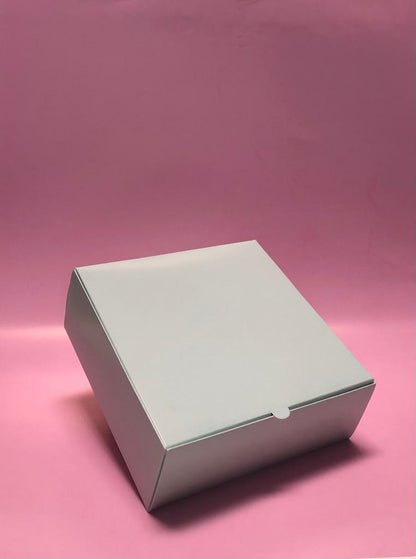 Caja Baul en Cartulina Color de 19x19x7