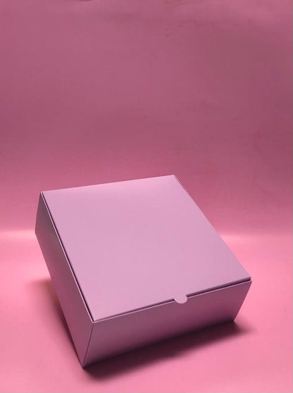 Caja Baul en Cartulina Color de 19x19x7