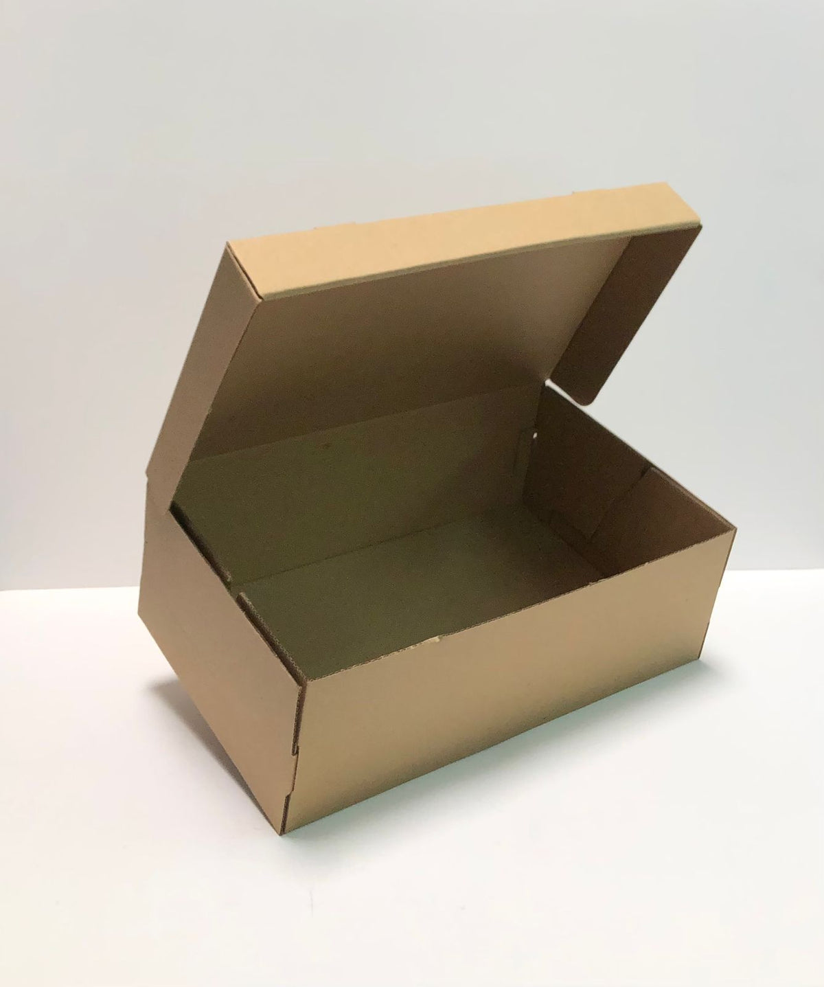 Caja Baul Tapa Plegable en Microcorrugado Cafe Cafe de 33x21x11