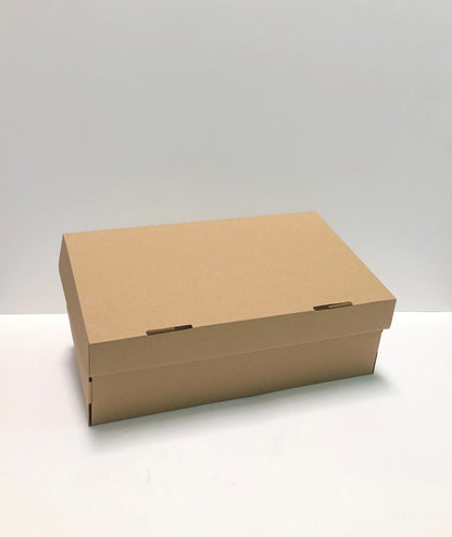 Caja Baul Tapa Plegable en Microcorrugado Cafe Cafe de 33x21x11