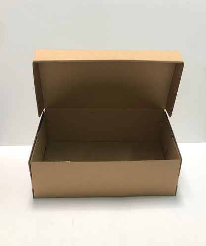 Caja Baul Tapa Plegable en Microcorrugado Cafe Cafe de 33x21x11