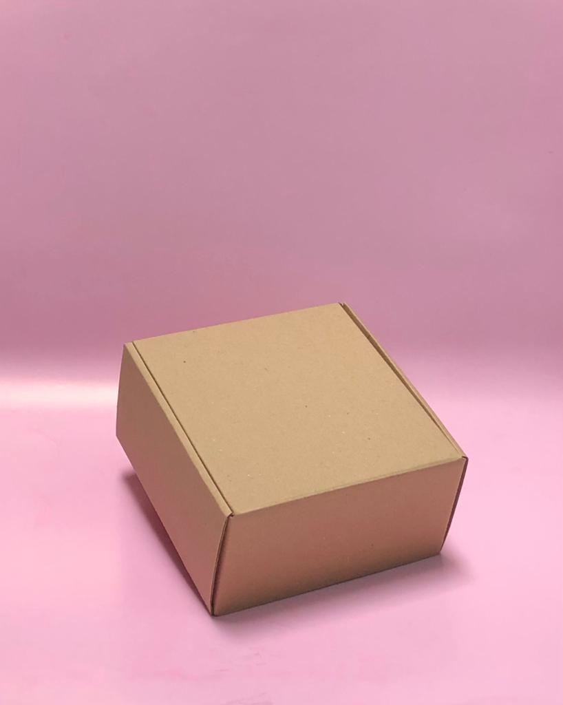 Caja Baul en Microcorrugado Cafe Cafe de 18x18x9