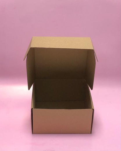 Caja Baul en Microcorrugado Cafe Cafe de 18x18x9