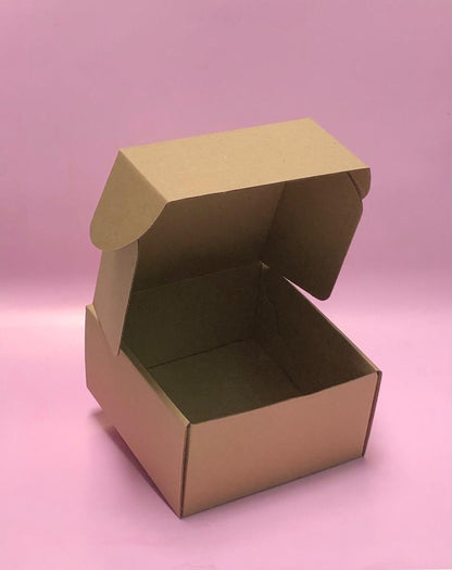 Caja Baul en Microcorrugado Cafe Cafe de 18x18x9