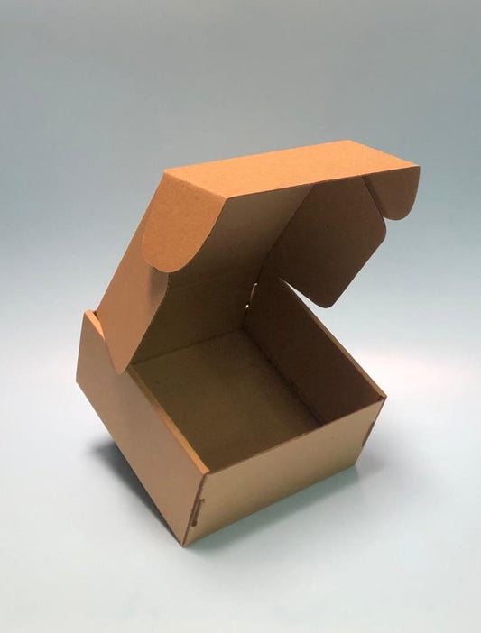 Caja Baul en Microcorrugado Cafe Cafe de 17x17x8