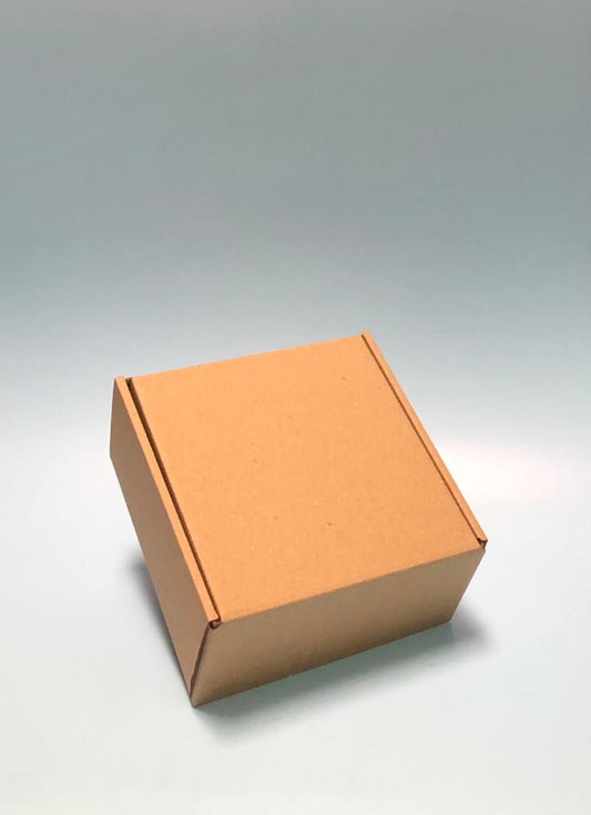 Caja Baul en Microcorrugado Cafe Cafe de 17x17x8
