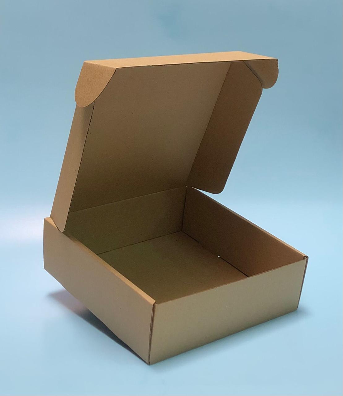 Caja Baul en Microcorrugado Cafe Cafe de 20x20x6