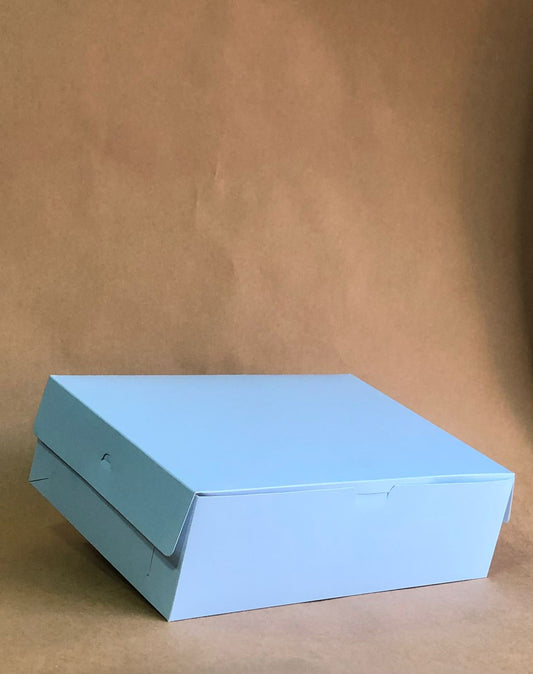 Caja Baul tipo Torta en Cartulina Color 31x22x9