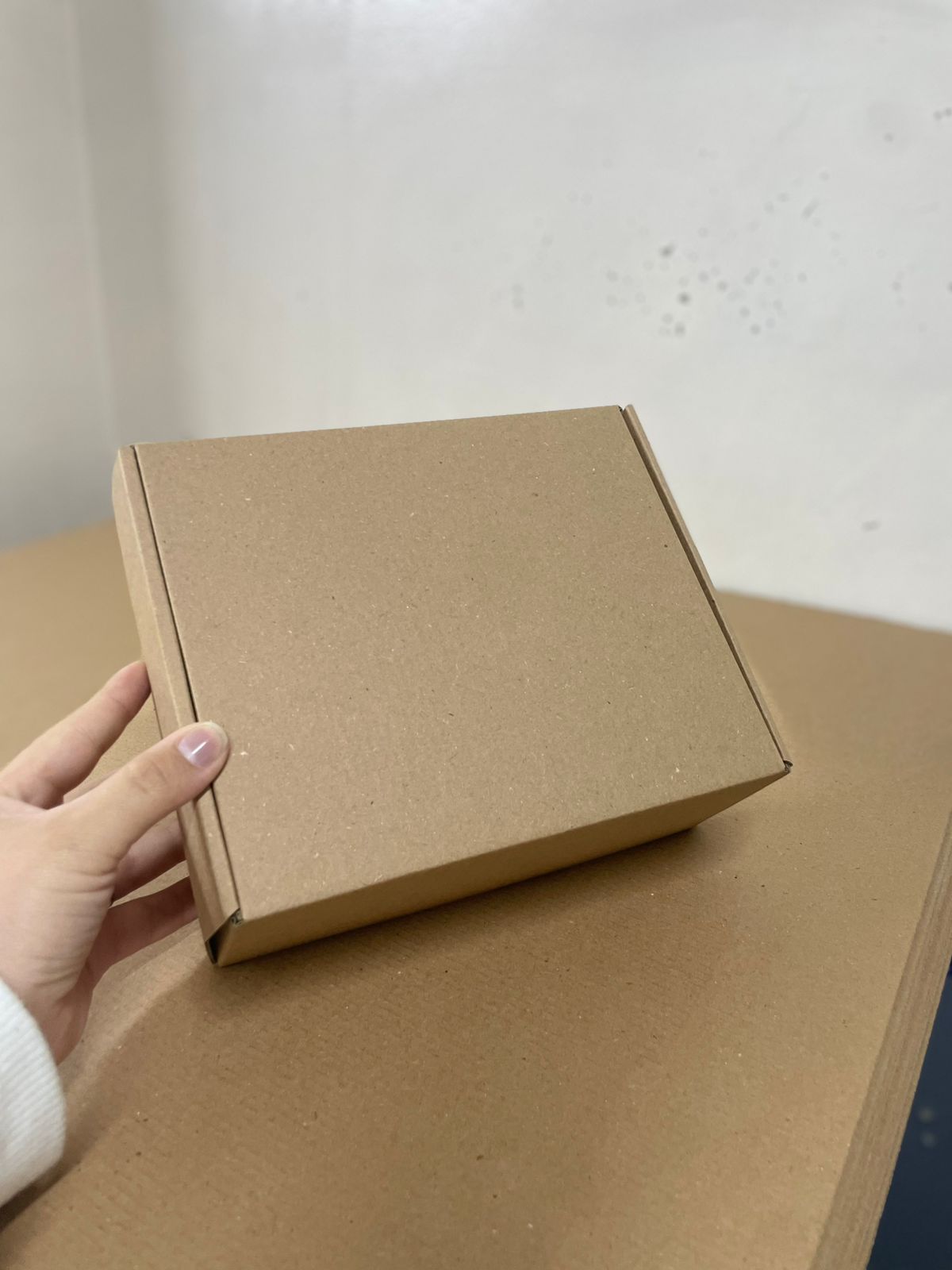Caja Baul en Microcorrugado Cafe Cafe de 22x18x8